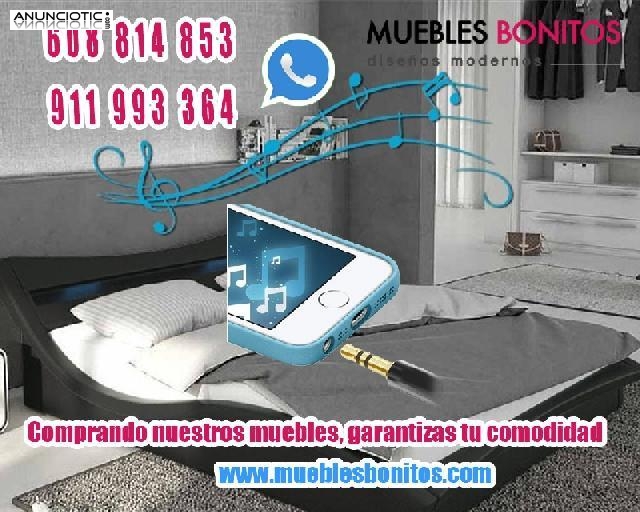 Moderna cama, con respaldar ref 3418