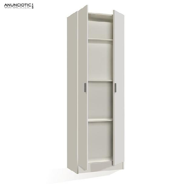 Armario multiusos blanco 2 puertas