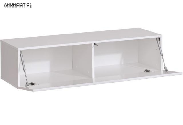 Mueble TV modelo Berit 120x30 en blanco