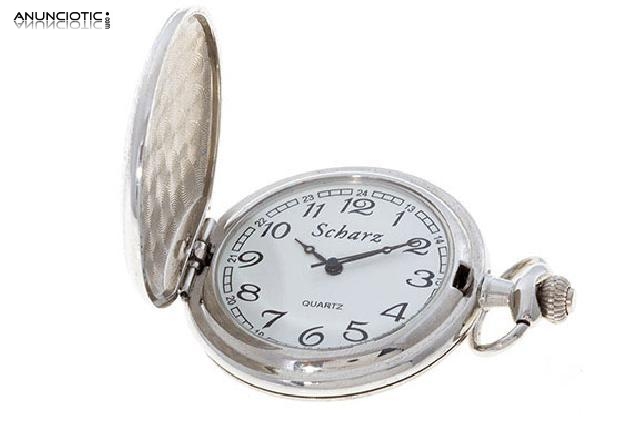 Reloj de bolsillo scharz con tapa