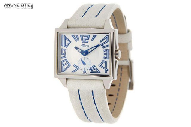 Reloj pulsera lotus blanco