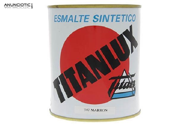 Esmalte sintético titanlux marrón 547