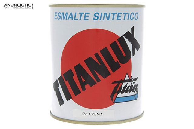 Esmalte sintético titanlux crema 586