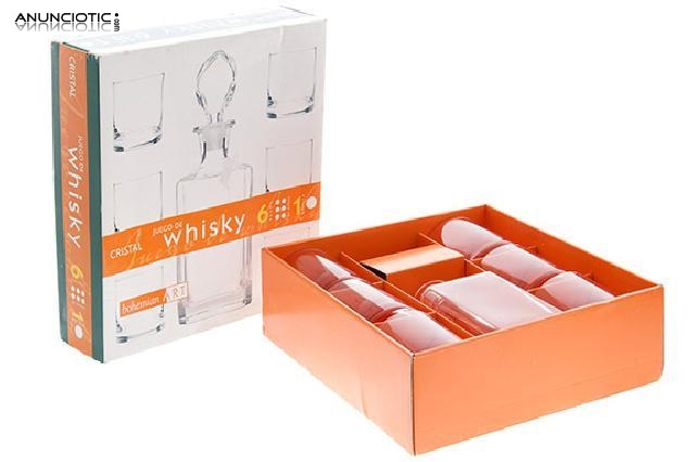 Juego de whisky mesa