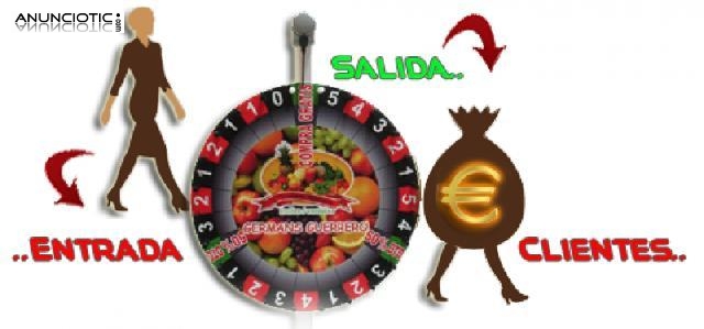 Venta de ruletas, salva negocios,