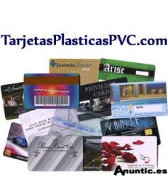 Tarjetas Plasticas PVC tipo tarjeta bancaria