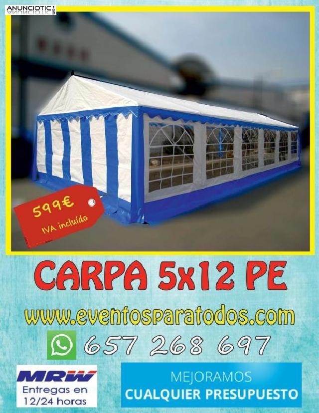 Carpa barata 5x12 pe