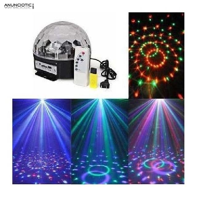 Bola discoteca led rgb