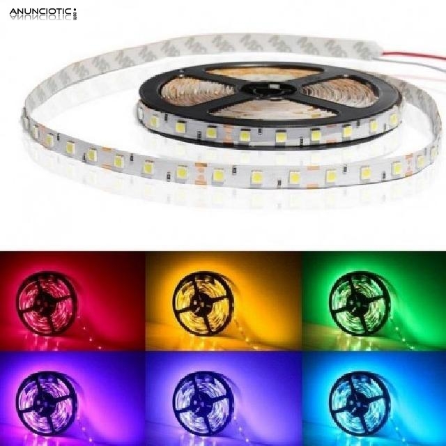 Tira de led 3528 color fijo 5 metros