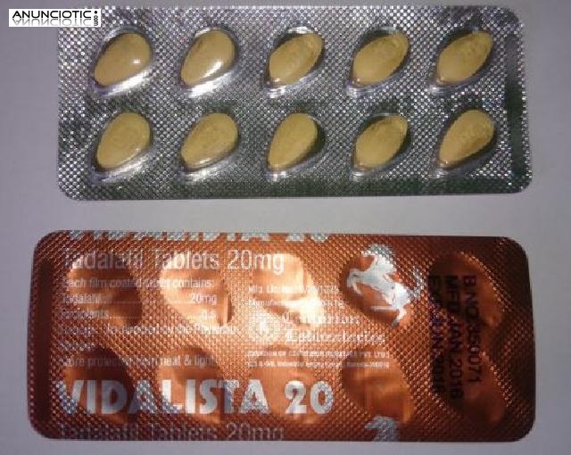 Cialis genérico-Taladafil 20 mgs. entrega en mano
