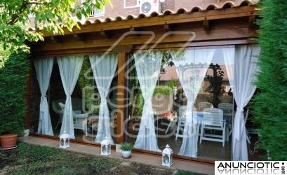 Cortinas de cristal en Pergoglass a acondicionado a su medida