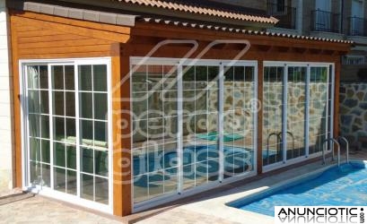 Cortinas de cristal en Pergoglass a acondicionado a su medida