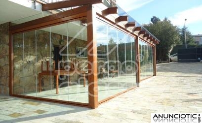 Cortinas de cristal en Pergoglass a acondicionado a su medida