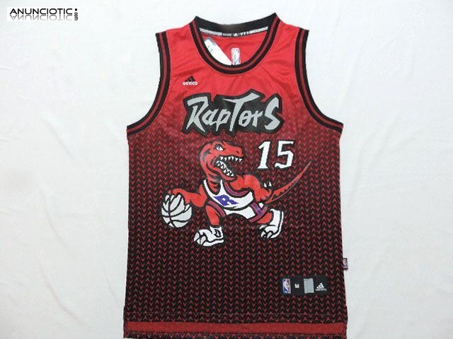 Toronto Raptors 2015 NBA camisetas de Vince Carter #15