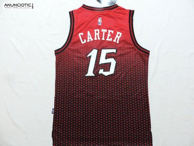 Toronto Raptors 2015 NBA camisetas de Vince Carter #15