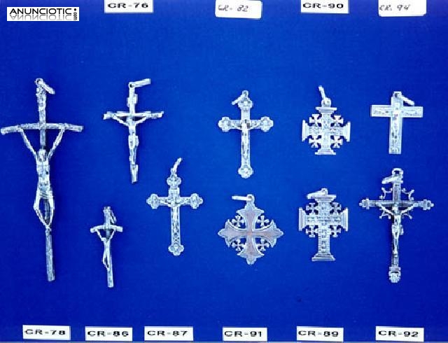  cruces-cristos en oro y plata