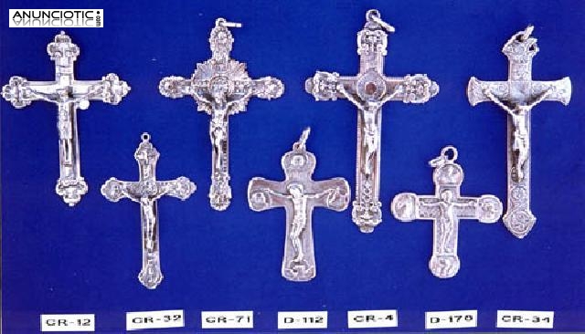  cruces-cristos en oro y plata