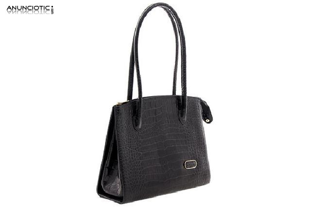 Bolso negro de piel 90