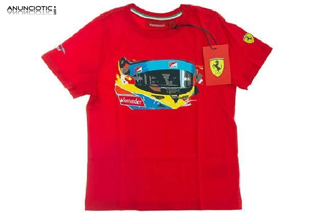 Camiseta ferrari bebé t14 meses