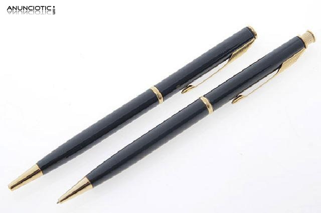 Bolígrafo y punta fina de lápiz parker