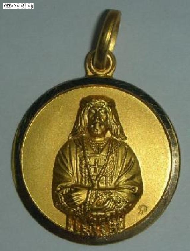  MEDALLAS JESUS DE MEDINACELI EN ORO Y EN PLATA.