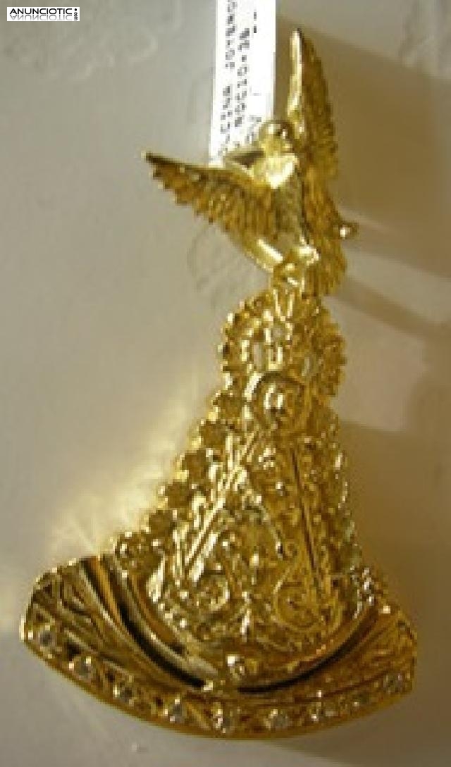  Medallas virgen rocio en oro y plata