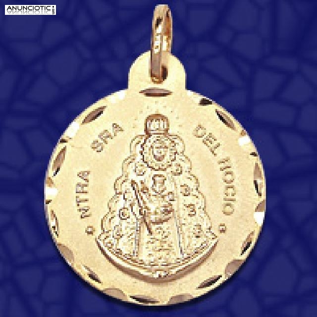  Medallas virgen rocio en oro y plata