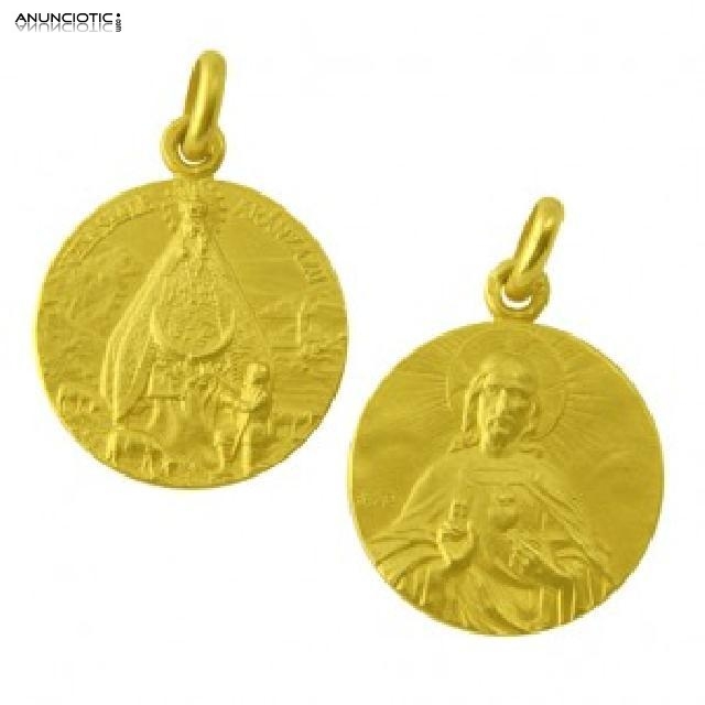 MEDALLAS VIRGEN DE ARANZAZU ARANTXA EN ORO O PLATA