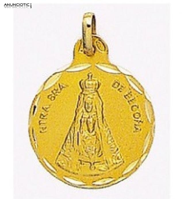 MEDALLA VIRGEN BEGOÑA EN ORO Y EN PLATA.