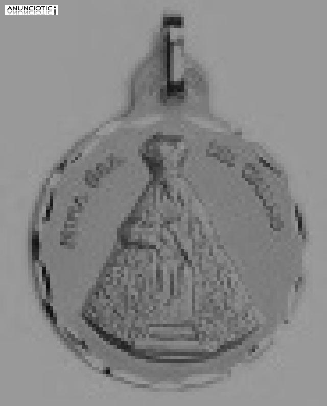 Medallas virgen del camino Leon oro y plata