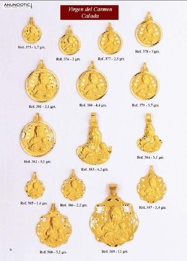 Medallas virgen del carmen
