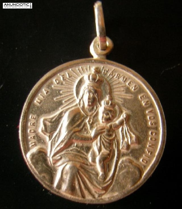 Medallas virgen del carmen