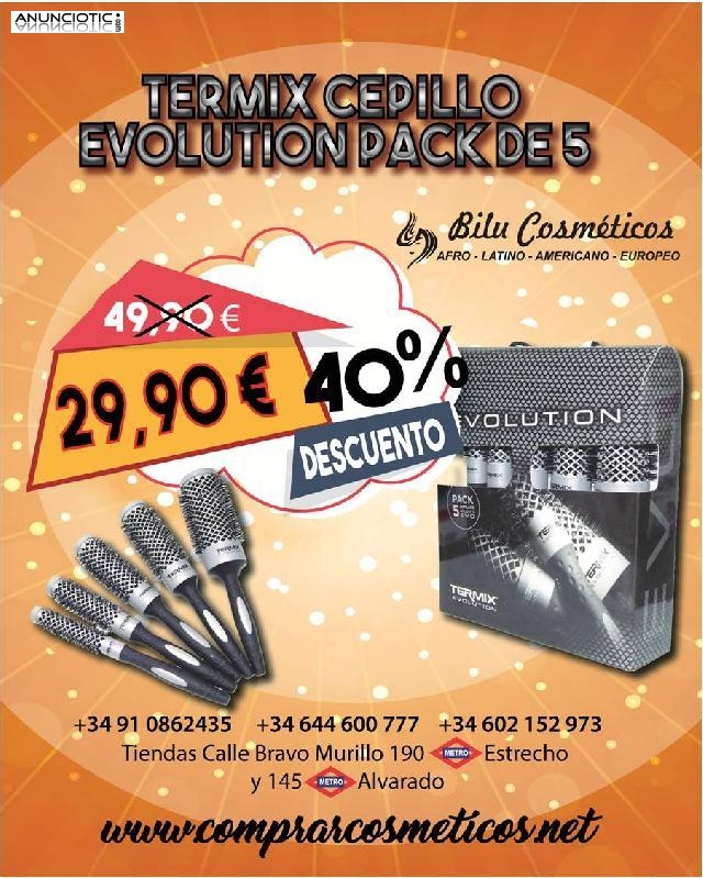 EN BILU TERMIX CEPILLO EVOLUTION PACK DE 5