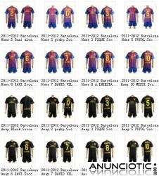 La nueva lista de camiseta de f¨²tbol de La Liga