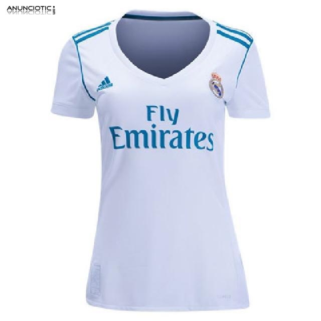 Camiseta Real Madrid Primera 2017 2018 Mujer