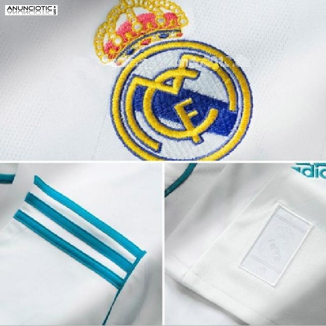 Camiseta Real Madrid Primera 2017 2018 Mujer