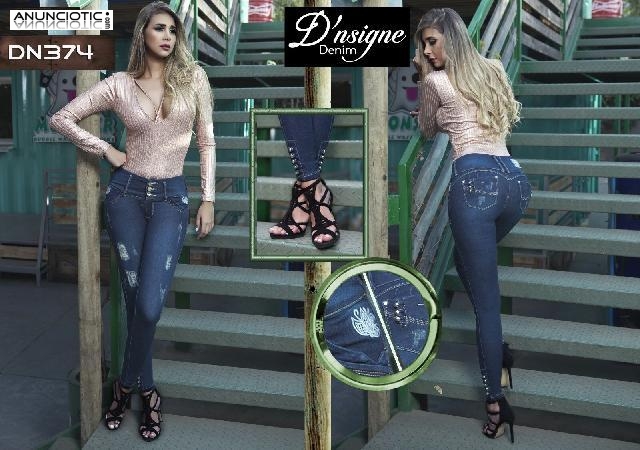 Chicas Jeans Levanta Cola de Moda