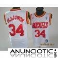 Camiseta Houston Rockets OLAJUWON 34 Blanco  21.0