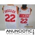 Houston Rockets DREXLER 22  de baloncesto camiseta