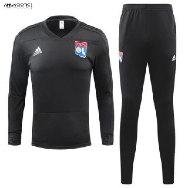 Vente Survetement foot Lyon Pas Cher 2018 2019 - footmaillot