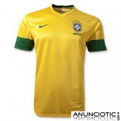 2012/2013 m¨¢s reciente de Brasil de f¨²tbol barata camiseta