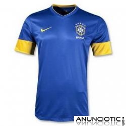 2012/2013 m¨¢s reciente de Brasil de f¨²tbol barata camiseta