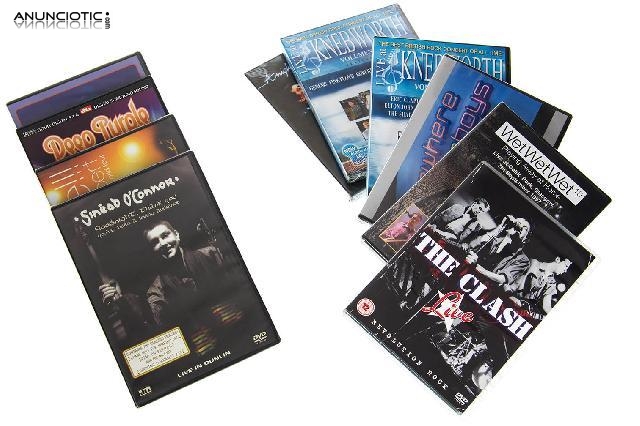 Pack 10 DVD conciertos