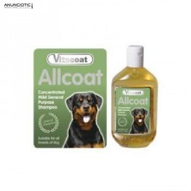 Vitacoat allcoat champú neutro para perros