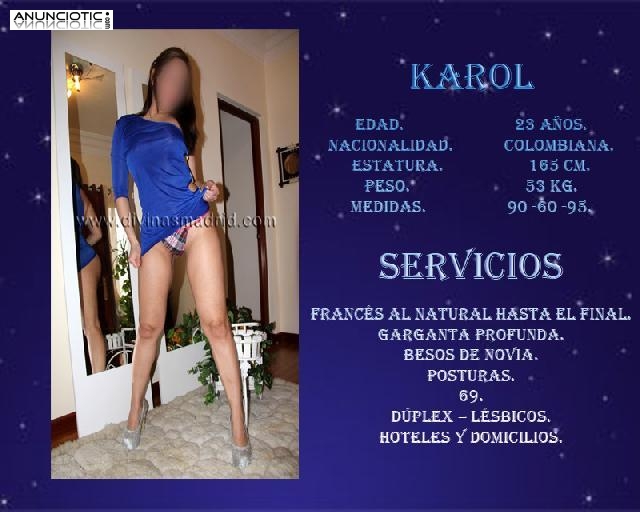 KAROL SI BUSCAS BELLEZA, FRESCURA Y ELEGANCIA NATURAL ES TU AMANTE IDEAL