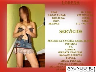 ****** Lorena la acompañante perfecta para un momento  de sexo y locura **** 