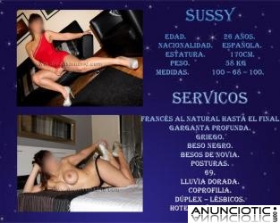 SUSSY ESPAÑOLA VOLUPTUOSA CON BUENAS PIERNAS Y BUEN CULAZO