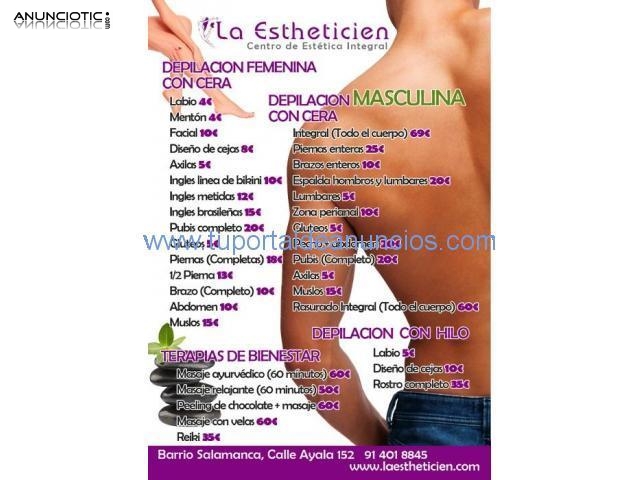 NO DESCUIDES TU PIEL Y VEN A LA ESTHETICIEN 