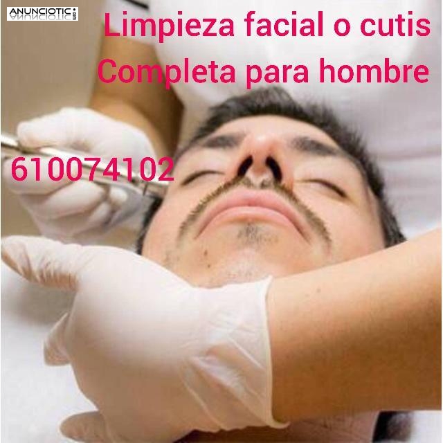 LIMPIEZA FACIAL HOMBRE MUJER hotel domicilio