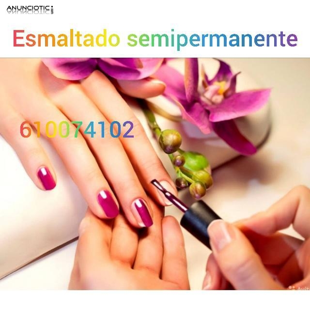 Esmaltado semipermanente manos pies  domicilios